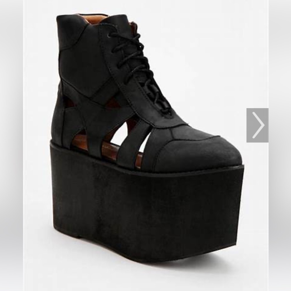 Jeffrey Campbell Stein Extreme High-Top Flatform-Sneaker